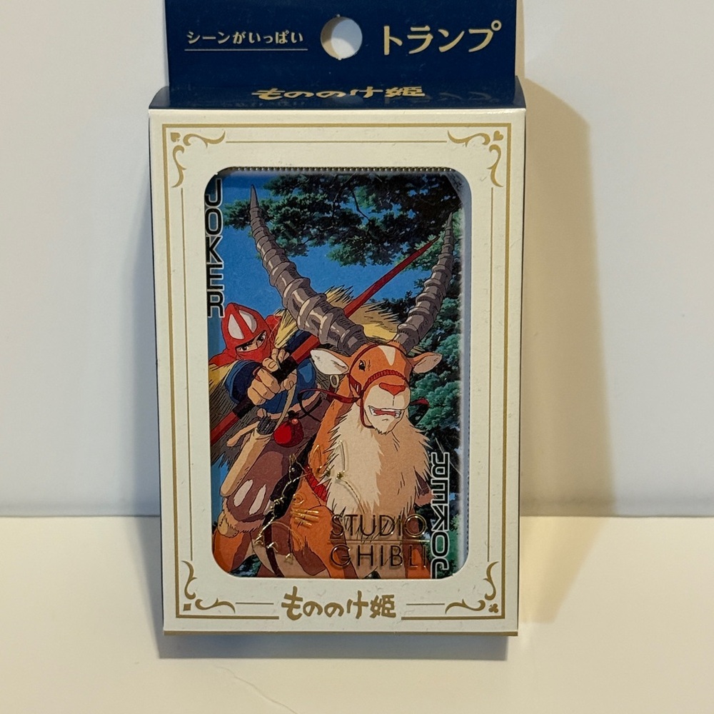 Anime Ghibli Studio Princes Mononoke Playing cards Japan Exclusive